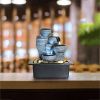 10inches Desktop Water Fountain Submersible Pump Indoor Decoration for Office Home