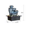 10inches Desktop Water Fountain Submersible Pump Indoor Decoration for Office Home