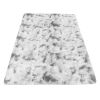 Area Rug Indoor Modern Tie Dying Soft Shaggy Floor Carpet for Living Room Bedroom 160x230cmLight Gray