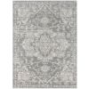 Asher Distressed Medallion Woven Area Rug