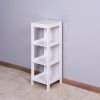 Bathroom Floor Storage Cabinet with 2 Doors Living Room Wooden Cabinet with 6 Shelves 15.75 x 11.81 x 66.93 inch