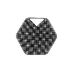 Silicone Polygon Shower Brush (Option: Black-No hook)