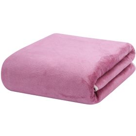 Large Cotton Absorbent Quick Drying Lint Resistant Towel (Option: Purplish red thickened-80x190cm)