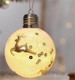 Creative Christmas Tree Blind Box Desktop Ornaments Wooden House Family Pendant (Style: 9)