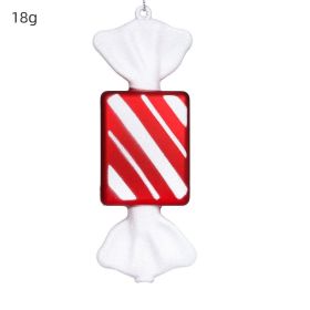 2 Pacs Christmas Ornament Pvc Painted Sequin Candy Pendant 16Cm Christmas Tree Decoration Party Pendant (size: 4)