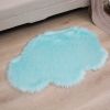 1pc, Fluffy Cloud Plush Rug - Soft Faux Fur Bedroom Decoration, Machine Washable, Funny Doormat, Nursery Decor, Throw Rugs for Home Decor