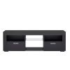 modern TV Stand with LED Lights, high glossy front TV Cabinet, can be assembled in Lounge Room, Living Room or Bedroom