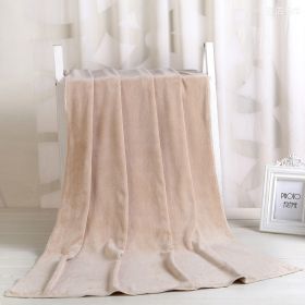 Large Cotton Absorbent Quick Drying Lint Resistant Towel (Option: Camel-80x190cm)